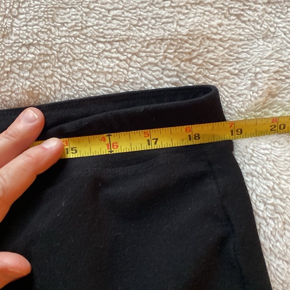 Eileen Fisher black ankle length stretch pants. - Picture 7 of 7
